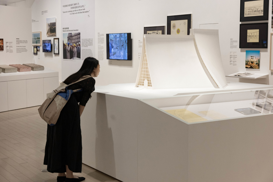 贝聿铭中国内地首个全面回顾展开幕,重访贝聿铭建筑生涯起点上海